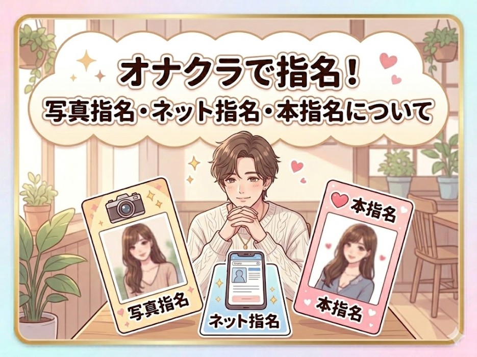 オナクラで指名！写真指名・ネット指名・本指名について