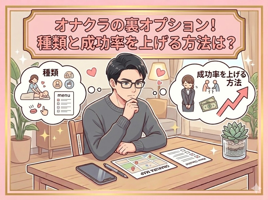 オナクラの裏オプション！種類と成功率を上げる方法は？